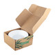 Schalen�aus�Bagasse,�450ml,�naturwei�,�rund��16cm,�50Stk.