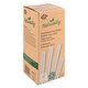 Trinkhalme aus Papier f�rt Bubble Tea, wei� �12mm 21cm, 50 Stk.