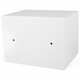 Tresor Safe 23x17x17cm mit elektronischem Zahlenschloss f�r Tisch/Wandmontage wei�