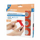 Selbsthaftende selbstklebende Pflaster abrei�bar HACCP, 5 m x 2,5cm rot, 9 Stk.