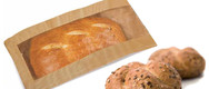 Papierfaltenbeutel f�r Baguettes 12 + 4 x  59 cm, mit Fenster 6cm, 1000 Stk.